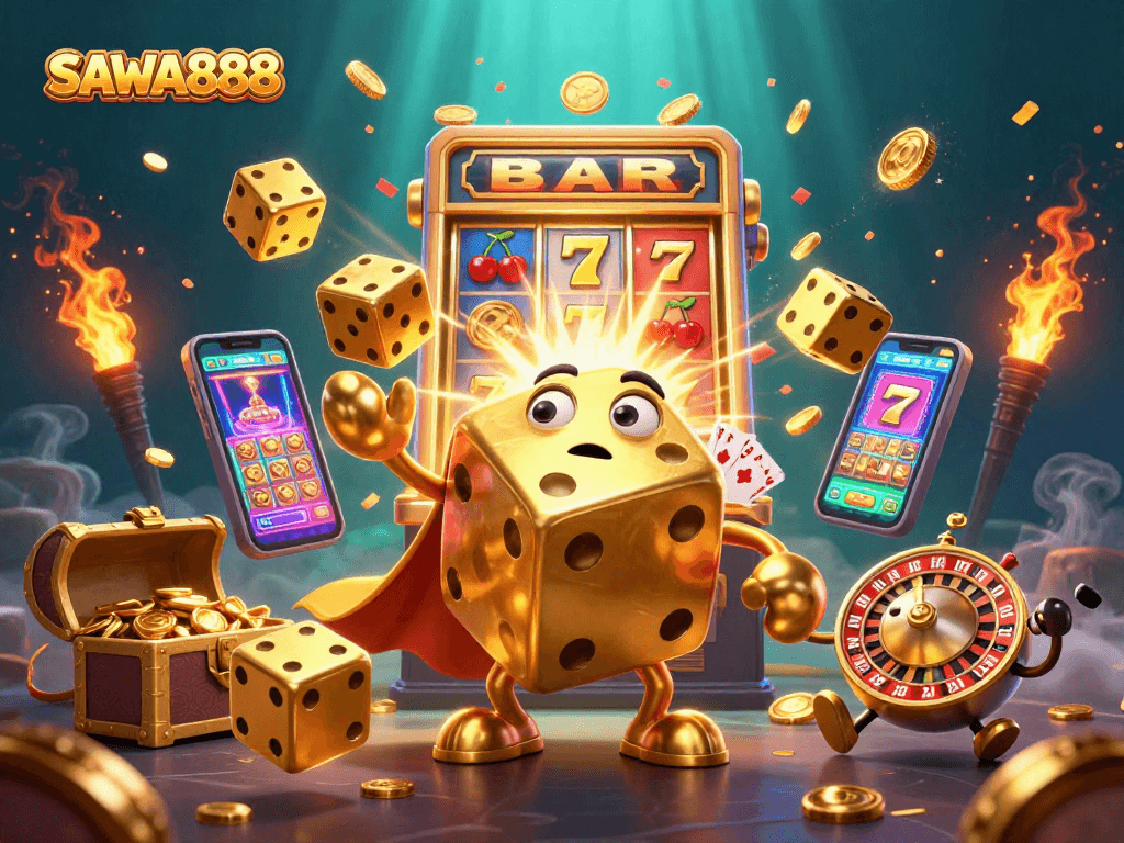 Experience thrilling games at SAWA888 as you roll the golden dice and enjoy big wins!