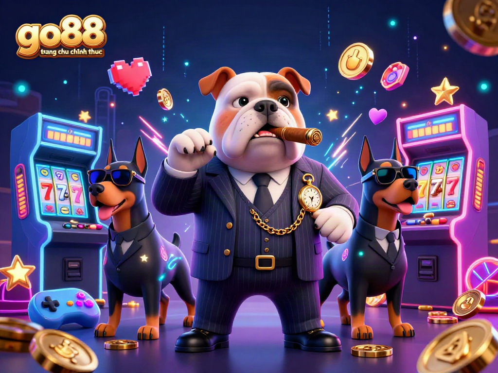 Experience exciting gameplay with go88 trang chu chinh thuc featuring an illustration of an engaging casino scene.