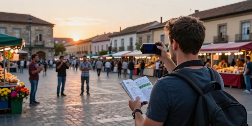 Visit the site to experience the vibrant culture and beauty of a city sunset.
