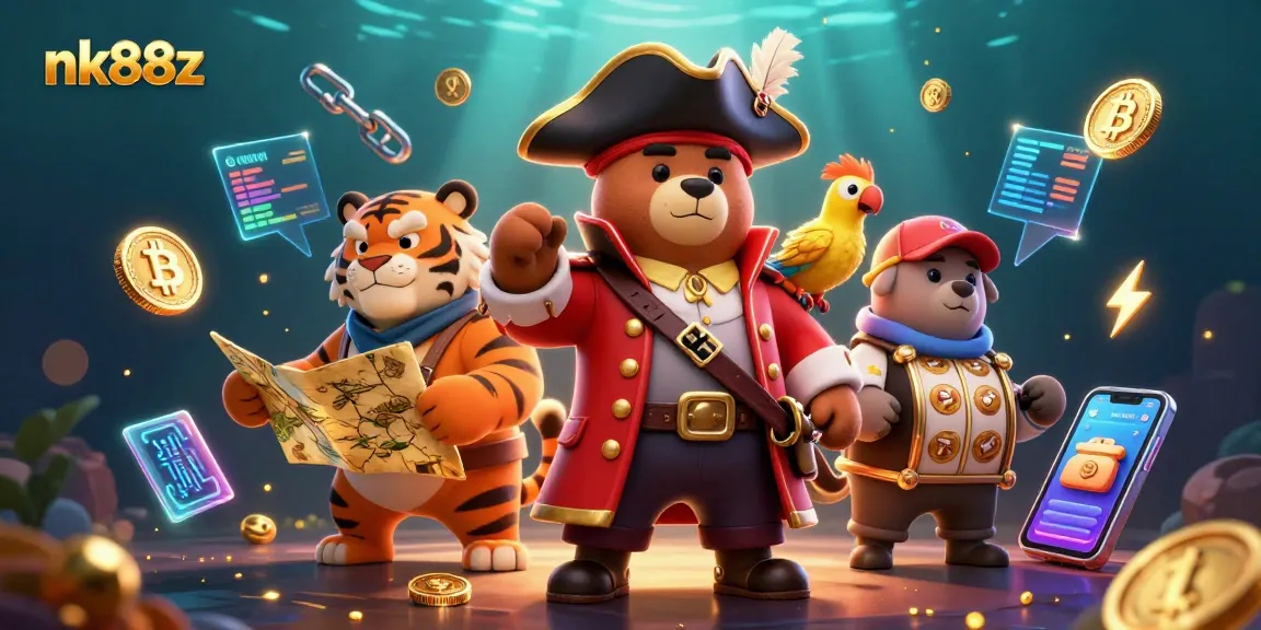 Experience the thrill of gambling with nk88z in this vibrant casino scene featuring immersive elements.